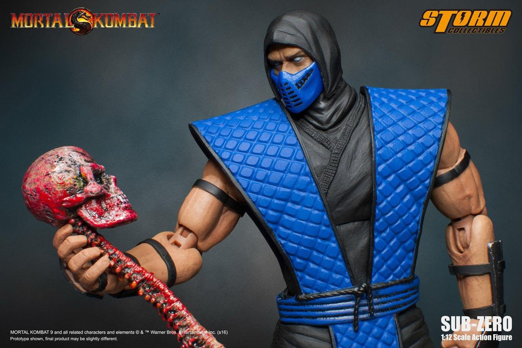 Sub Zero Mortal Kombat Storm Collectibles 1:12 Action Figure