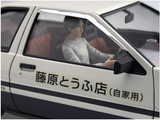 Aoshima 1/24: Initial D - FUJIWARATAKUMI AE86 TRUENO (PROJECT-D  Ver)