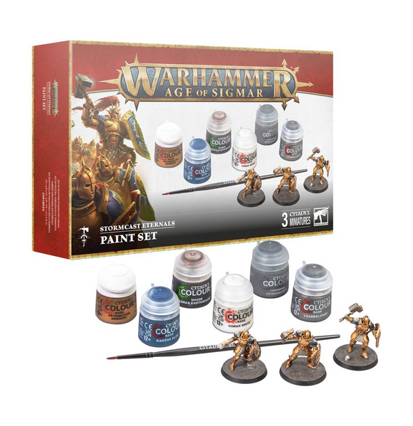 Games Workshop - Warhammer Age of Sigmar - Stormcast Eternals Paint Set