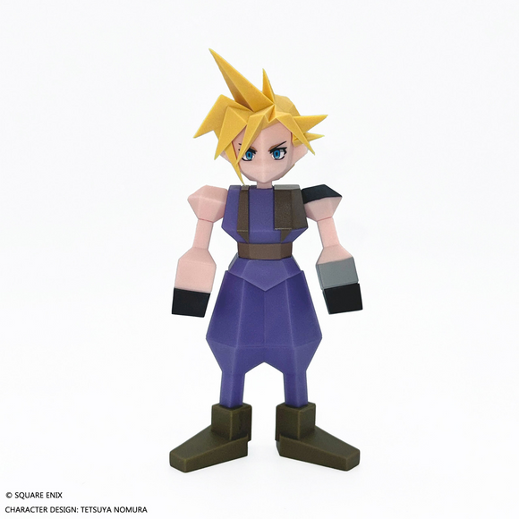 FINAL FANTASY VII Polygon Soft Vinyl Figure - CLOUD STRIFE