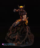 Xavier Cal Custom Mafex Comic Shaded - Brown Suit Wolverine