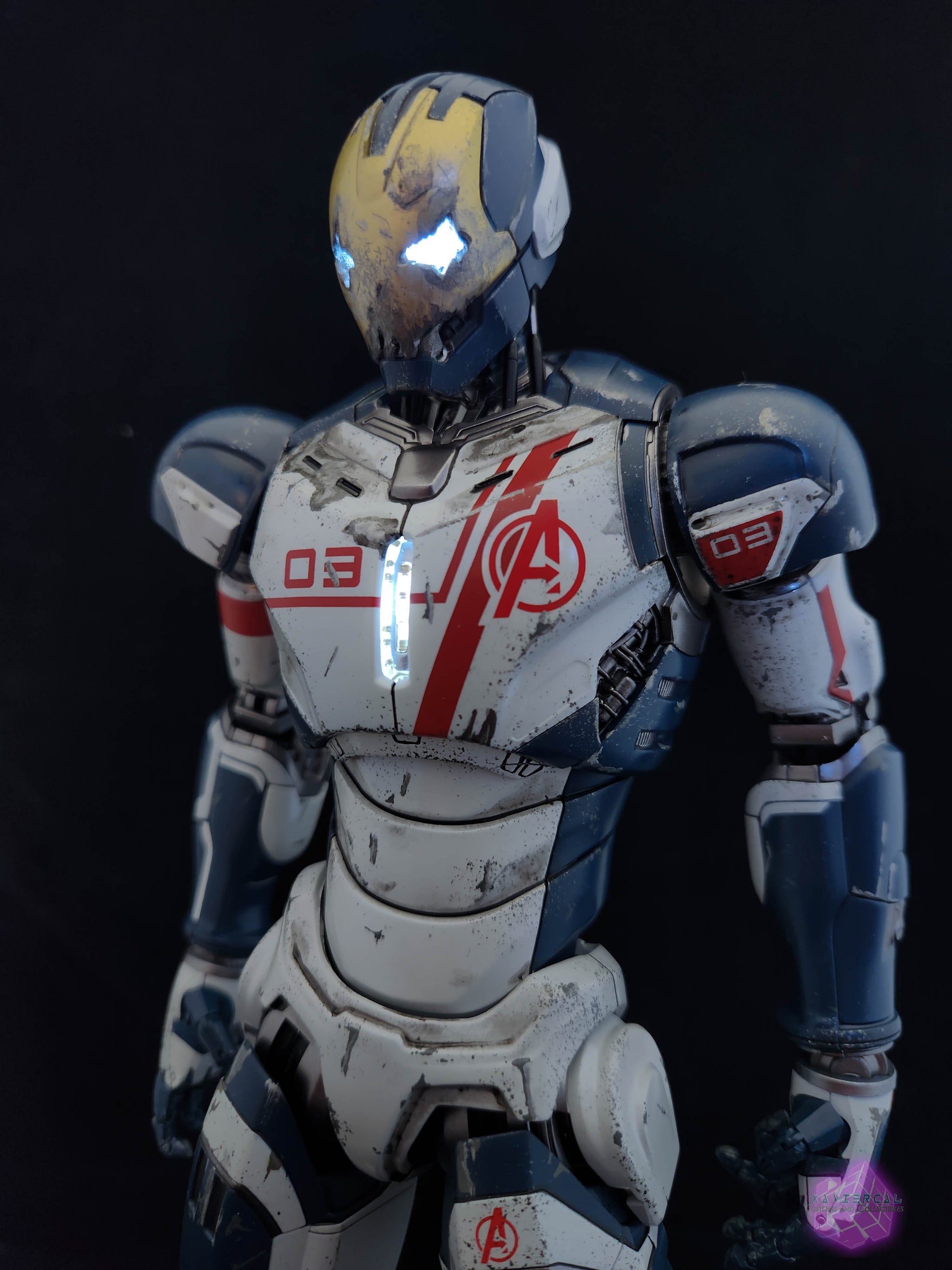 Xavier Cal Custom: Hot Toys MMS299 : Avengers Age of Ultron : Iron