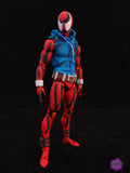 Xavier Cal Custom Mafex Scarlet Spider Comic Shaded