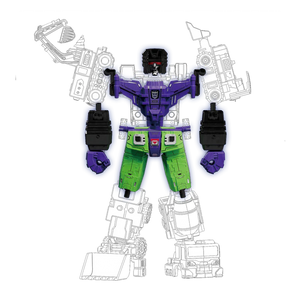 Blokees Transformers Defender Version Devastator Kits Combining Accessory
