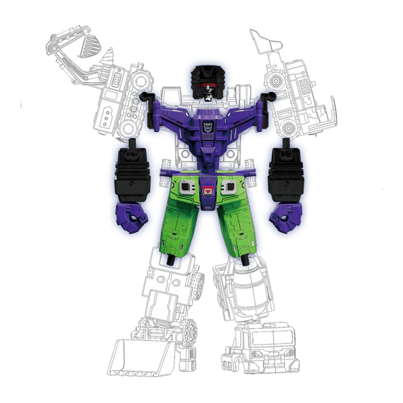 Blokees Transformers Defender Version Devastator Kits Combining Accessory