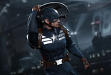 Hot Toys 1/6 MMS243 Captain America: The Winter Soldier - Captain America & Steve Rogers Set