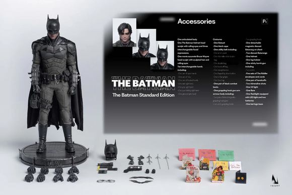 INART The Batman 1/6 Scale Collectible Figure (Standard Edition) (Sculpted Hair)