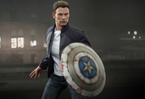 Hot Toys 1/6 MMS243 Captain America: The Winter Soldier - Captain America & Steve Rogers Set