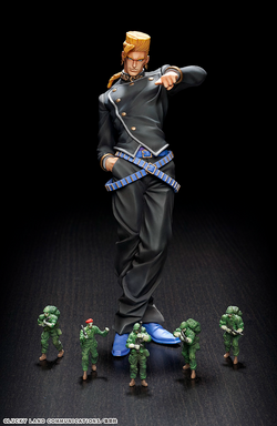 JoJo's Bizarre Adventure Diamond is Unbreakable Statue Legend Figure - Keicho Nijimura & Bad Company