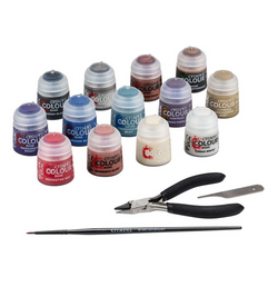 Games Workshop - Warhammer 40,000 - Paints + Tools Set