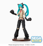 Hatsune Miku: Project DIVA Arcade Future Tone SPM Figure - Hatsune Miku - Kitty Cat