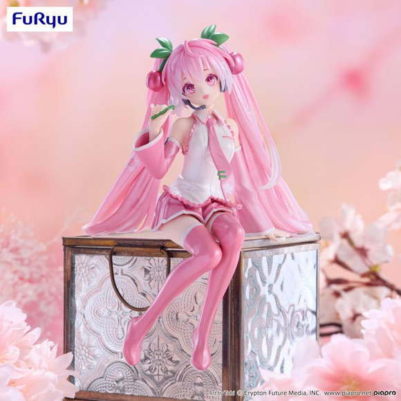 Hatsune Miku Noodle Stopper Figure -Sakura Miku 2024 Pearl Color ver. Pre-order
