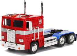 Transformers G1 Hollywood Rides Optimus Prime 1:24 Scale Die-Cast Metal Vehicle