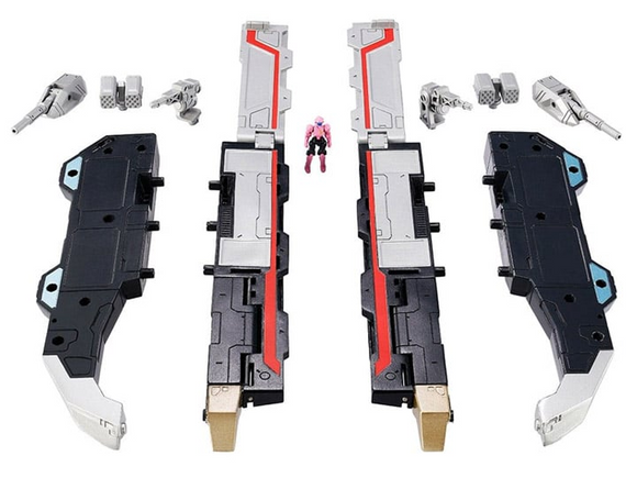 Diaclone DA-99 Grand Dion Reinforcement Unit B Impulse Angle & Extended Deck Set