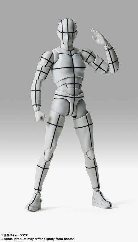 S. H. Figuarts BODY-KUN Sports Edition-WIRE FRAME- (Gray Color Ver.)