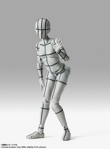 S. H. Figuarts BODY CHAN -Sports- Edition-WIRE FRAME- (Gray Color Ver.)