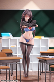 Fujiko 1/6 Girl with Glasses Who Don't Want To Take PE Class illustration
