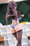Fujiko 1/6 Girl with Glasses Who Don't Want To Take PE Class illustration