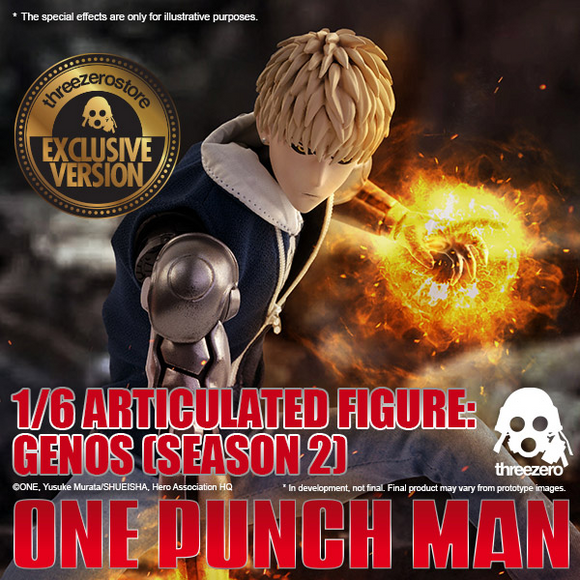 ONE PUNCH MAN figurine Genos 16 Threezero ONE PUNCH MAN figurine Genos 16 Threezero
