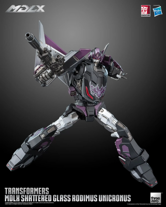 Threezero Transformers - MDLX Shattered Glass Rodimus Unicronus