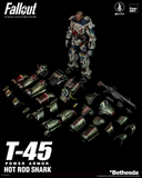 ThreeZero 1/6 Fallout - T-45 Hot Rod Shark Power Armor