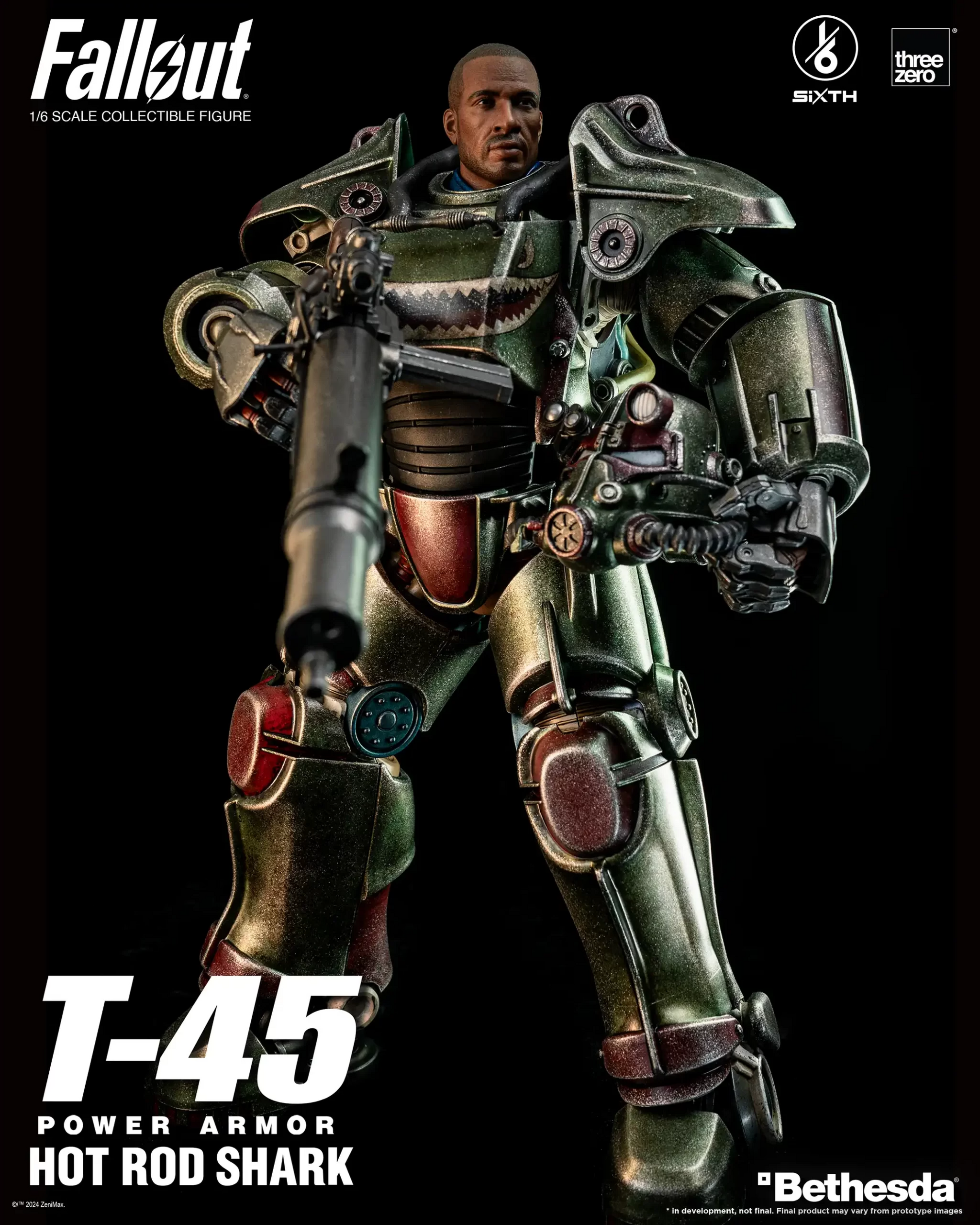 ThreeZero 1/6 Fallout - T-45 Hot Rod Shark Power Armor – Xavier