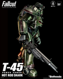 ThreeZero 1/6 Fallout - T-45 Hot Rod Shark Power Armor