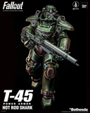 ThreeZero 1/6 Fallout - T-45 Hot Rod Shark Power Armor