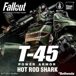 ThreeZero 1/6 Fallout - T-45 Hot Rod Shark Power Armor