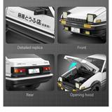 Initial D - Real Body Kit Takumi Fujiwara AE86 TRUENO White