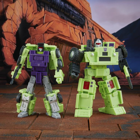 The Transformers: The Movie Studio Series Commander Constructicons Long Haul & Hook Action Figure 2-Pack