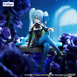 Hatsune Miku Noodle Stopper Figure -Blue Rose-