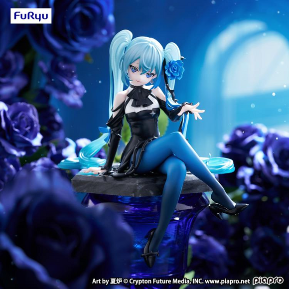 Hatsune Miku Noodle Stopper Figure -Blue Rose-