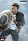 Hot Toys 1/6 MMS243 Captain America: The Winter Soldier - Captain America & Steve Rogers Set