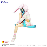 Hatsune Miku Noodle Stopper Figure -Rabbit Ear Hood Pajama-