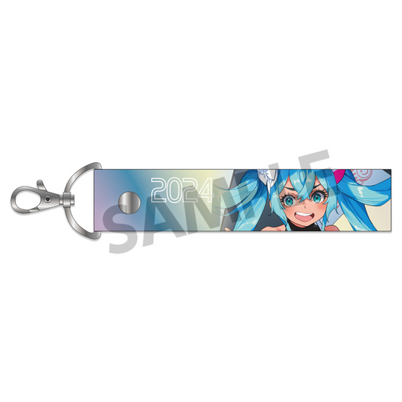 Racing Miku 2024 Rd.5 SUZUKA Ver. Aurora Tape Keychain