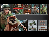 Hot Toys 1/6 MMS551 Star Wars: Return of the Jedi - Princess Leia & Wicket Two-Pack
