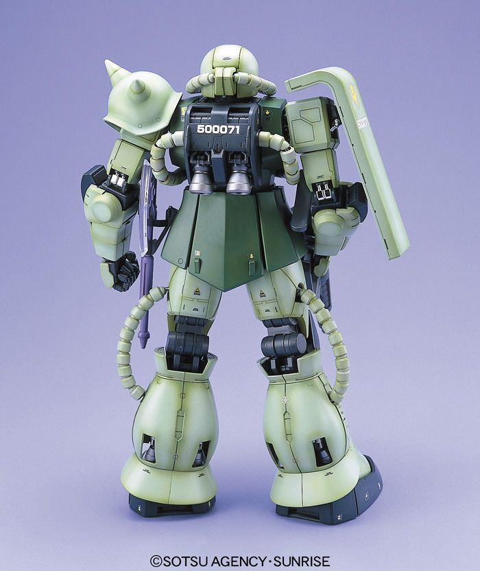 Gundam PG 1/60 MS-06F Zaku II Green – Xavier Cal Customs and