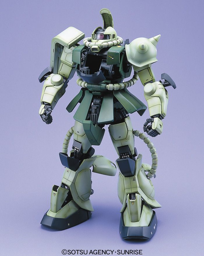 Gundam PG 1/60 MS-06F Zaku II Green – Xavier Cal Customs and