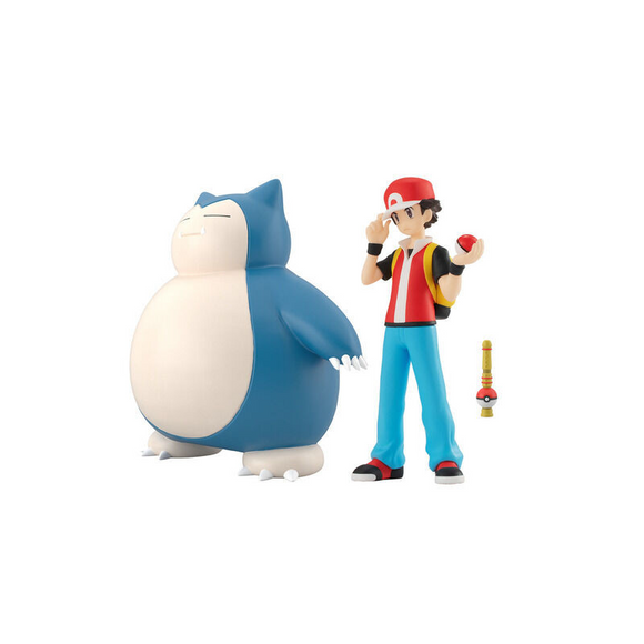 Bandai Candy Pokemon Scale World - Kanto Region Red & Snorlax & Pokemon Flute