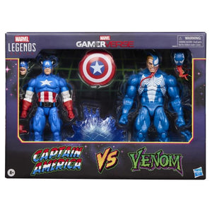 Marvel Legends Gamerverse Captain America vs Venom Set