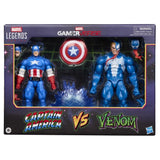 Marvel Legends Gamerverse Captain America vs Venom Set