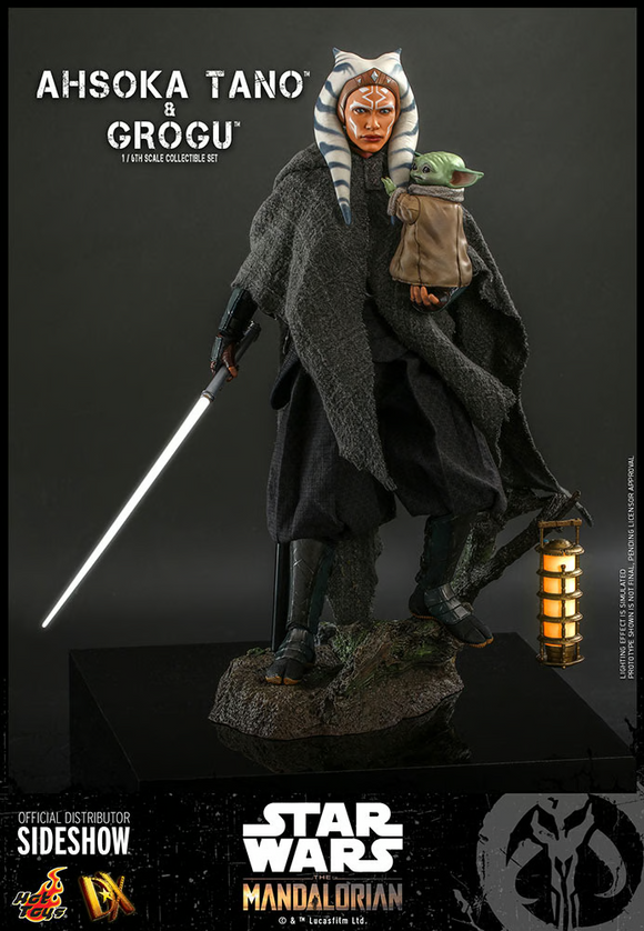 Hot Toys DX 21 The Mandalorian - Ahsoka Tano and Grogu Set