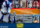Hot Toys 1/6 TMS023 Star Wars The Clone Wars : 501st Battalion Clone Trooper Deluxe Ver.