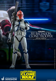 Hot Toys 1/6 TMS023 Star Wars The Clone Wars : 501st Battalion Clone Trooper Deluxe Ver.