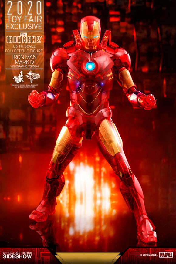 Hot Toys MMS568 Iron Man Mark IV (Holographic Version)