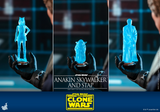 Hot Toys 1/6 TMS020 - Star Wars The Clone Wars - Anakin Skywalker and Stap