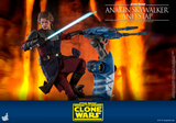 Hot Toys 1/6 TMS020 - Star Wars The Clone Wars - Anakin Skywalker and Stap