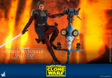 Hot Toys 1/6 TMS020 - Star Wars The Clone Wars - Anakin Skywalker and Stap
