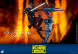 Hot Toys 1/6 TMS020 - Star Wars The Clone Wars - Anakin Skywalker and Stap